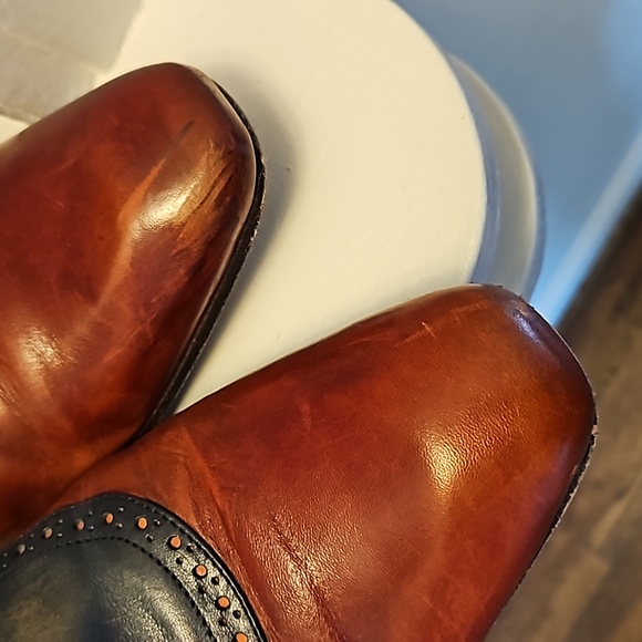 Messico mens red and blue shoes size 11 - Picture 7 of 7